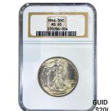 1944 Walking Liberty Half Dollar NGC MS65