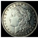 1891-O Silver Morgan Dollar CLOSELY  UNCIRCULATED
