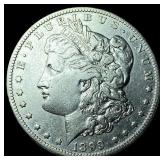1899-O Micro O Morgan Silver Dollar ABOUT  UNCIRC
