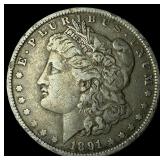 1891-O Silver Morgan Dollar CLOSELY  UNCIRCULATED