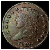 1828 Classic Head Half Cent LIGHTLY  CIRCULATED