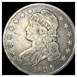 1834 Capped Bust Half Dollar LIGHTLY  CIRCULATED