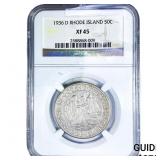 1936-D Rhode Island Half Dollar NGC XF45
