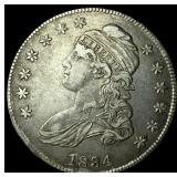1834 Capped Bust Half Dollar NEARLY  UNCIRCULATED