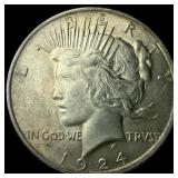 1924 Silver Peace Dollar UNCIRCULATED