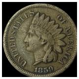 1859 Indian Head Cent NEARLY UNCIRCULATED