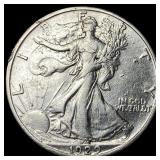 1929-S Silver Walking Liberty Half Dollar  NEARLY
