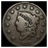 1833 Coronet Head Large Cent NICELY  CIRCULATED