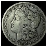 1891-O Silver Morgan Dollar CLOSELY  UNCIRCULATED