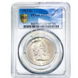 1957-D Franklin Half Dollar PCGS MS65 FBL
