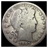 1897-S Silver Barber Half Dollar NICELY  CIRCULAT