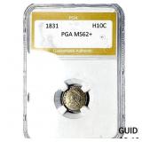 1831 Capped Bust Half Dime PGA MS62+