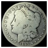 1893 Morgan Silver Dollar NICELY CIRCULATED