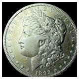 1893-O Silver Morgan Dollar LIGHTLY  CIRCULATED