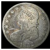 1832 Capped Bust Half Dollar NICELY  CIRCULATED