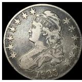 1825 Capped Bust Half Dollar LIGHTLY  CIRCULATED