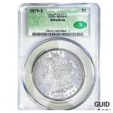 1879-S Morgan Silver Dollar CAC MS63