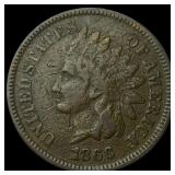 1866 Indian Head Cent LIGHTLY CIRCULATED