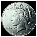1926-S Silver Peace Dollar CLOSELY  UNCIRCULATED