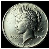 1921 Silver Peace Dollar UNCIRCULATED