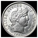 1914 Silver Barber Dime UNCIRCULATED