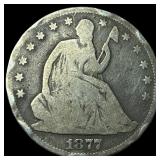 1877 Seated Liberty Half Dollar NICELY  CIRCULATE