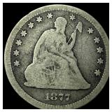 1877-CC Seated Liberty Half Dollar NICELY  CIRCUL