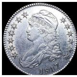 1817 Capped Bust Half Dollar CLOSELY  UNCIRCULATE