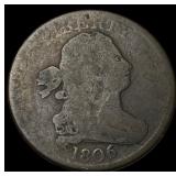 1806 Draped Bust Half Cent NICELY CIRCULATED