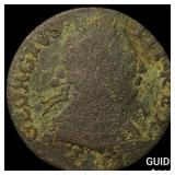 1773 Great Britain Copper 1/2 Penny KM 601