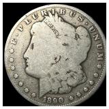 1890-CC Silver Morgan Dollar LIGHTLY  CIRCULATED