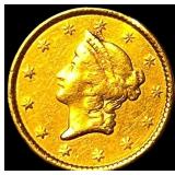 1851 Gold $1 Liberty Head CHOICE AU