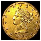 1902-S Gold $10 Liberty Head Eagle  UNCIRCULATED