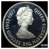 1977 Mauritius Silver 25 Rupees