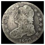 1833 Capped Bust Half Dollar NICELY  CIRCULATED