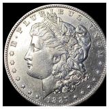 1887-S Silver Morgan Dollar CHOICE AU