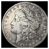 1893-O Silver Morgan Dollar NEARLY UNCIRCULATED