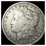 1901-S Silver Morgan Dollar CLOSELY UNCIRCULATED