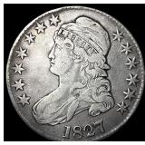 1827 Capped Bust Half Dollar LIGHTLY CIRCULATED