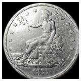 1877-S Silver Trade Dollar NEARLY UNCIRCULATED