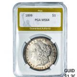 1899 Morgan Silver Dollar PGA MS64