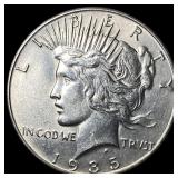 1935 Silver Peace Dollar UNCIRCULATED