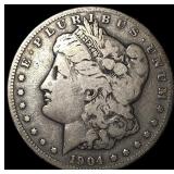 1904-S Silver Morgan Dollar LIGHTLY CIRCULATED