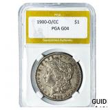 1900-O/CC Morgan Silver Dollar PGA G4