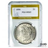 1896 Morgan Silver Dollar PGA MS63