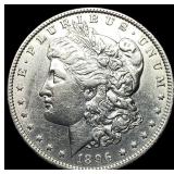 1896-O Silver Morgan Dollar CHOICE AU