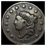 1832 Coronet Head Large Cent NEARLY UNCIRCULATED