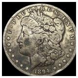 1894-S Silver Morgan Dollar ABOUT UNCIRCULATED