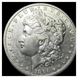 1896-S Silver Morgan Dollar CLOSELY UNCIRCULATED