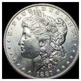1887 Silver Morgan Dollar CHOICE BU